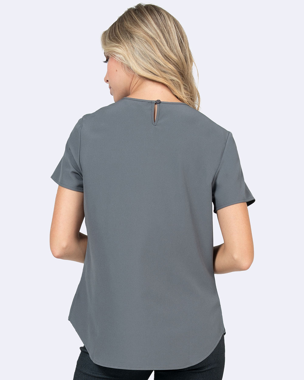 Key-Hole Stretch Blouse