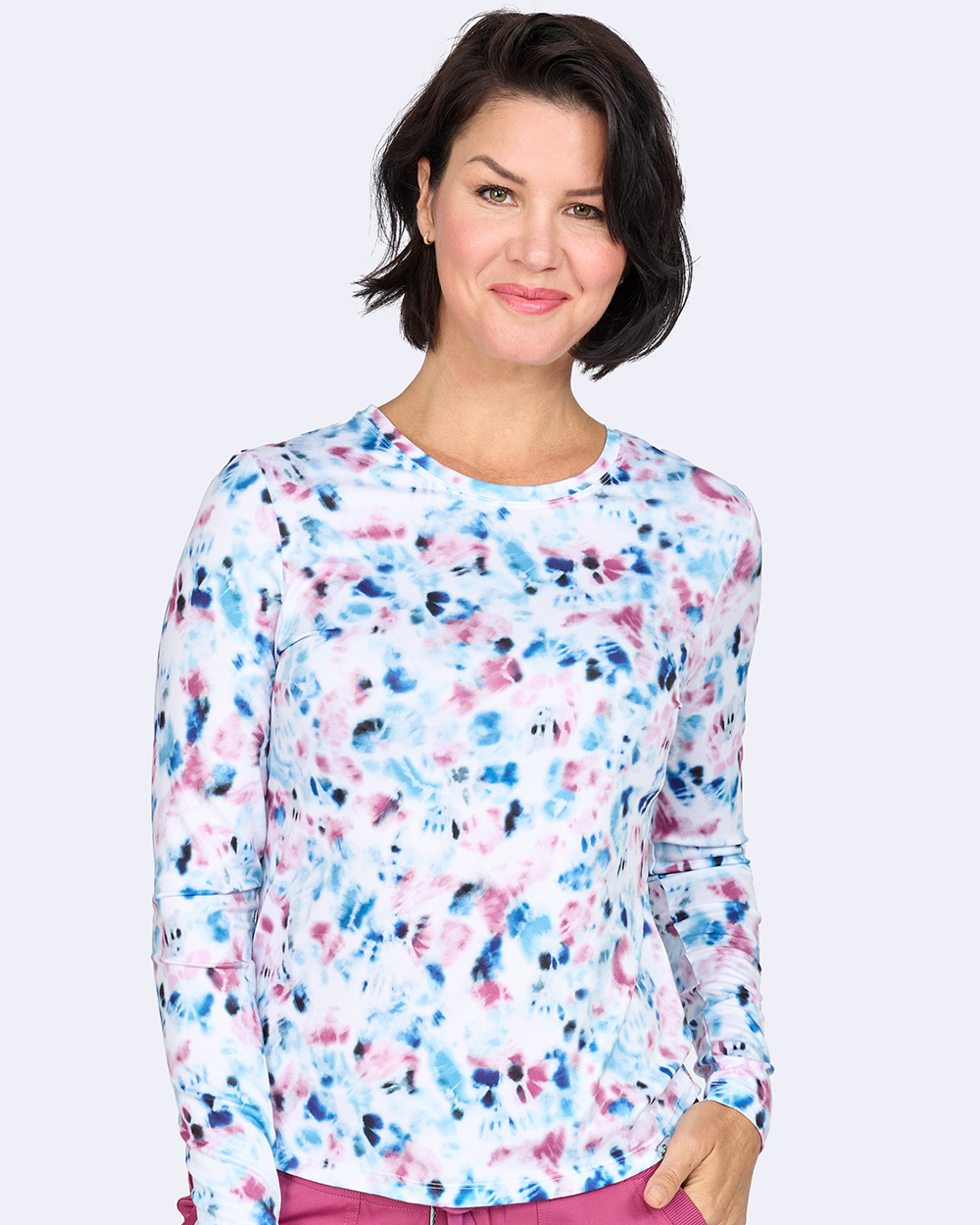 Bella Brushed Knit Printed Tee